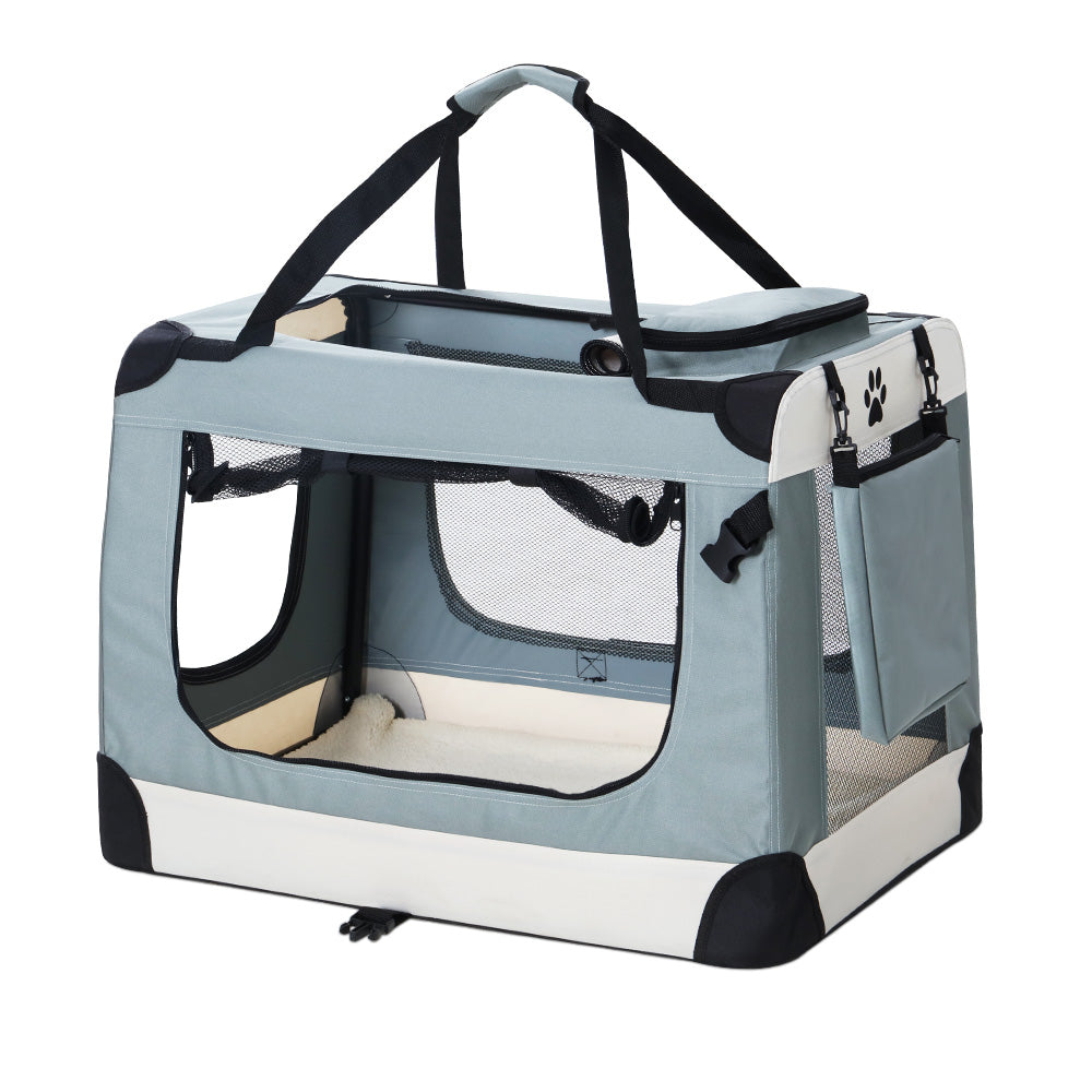i.Pet 2XL Pet Carrier Soft Crate 90x61CM Portable Foldable for Dogs Cats - SuperSaverAU - view 1