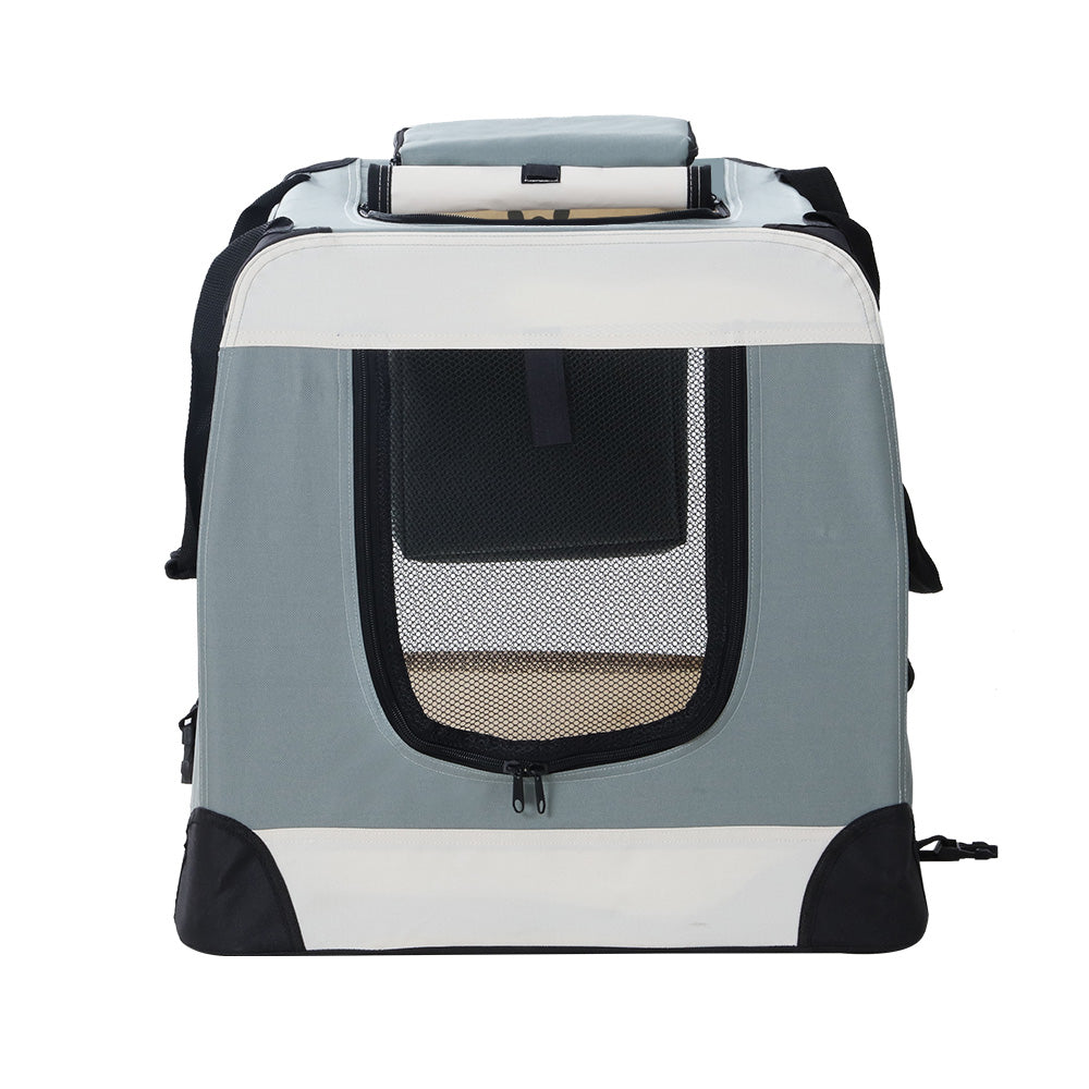 i.Pet 2XL Pet Carrier Soft Crate 90x61CM Portable Foldable for Dogs Cats - SuperSaverAU - view 4
