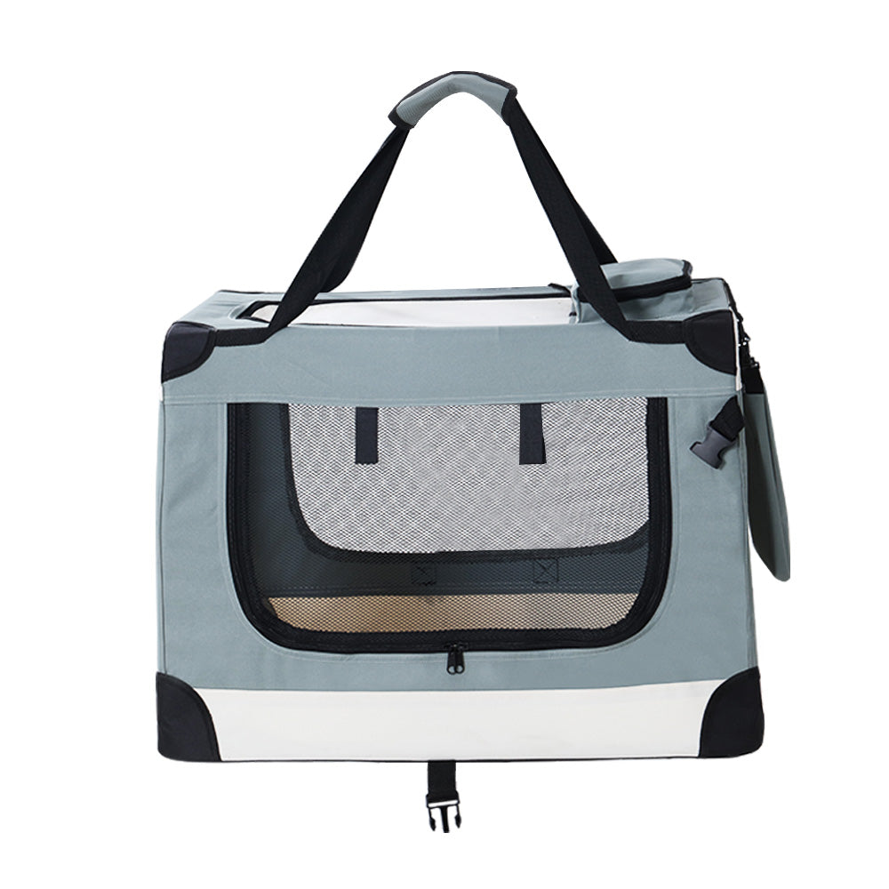 i.Pet Pet Carrier Soft Crate 70x52CM Portable Foldable Dog Cat Travel - SuperSaverAU - view 3