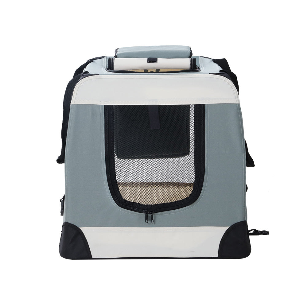 i.Pet Pet Carrier Soft Crate 70x52CM Portable Foldable Dog Cat Travel - SuperSaverAU - view 4