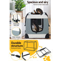 i.Pet Pet Carrier Soft Crate 70x52CM Portable Foldable Dog Cat Travel - SuperSaverAU - view 5