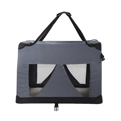 i.Pet Pet Carrier Soft Crate 60x42CM Portable Foldable Dog Cat Travel