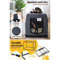 i.Pet Pet Carrier Soft Crate 60x42CM Portable Foldable Dog Cat Travel - SuperSaverAU - view 5