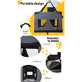 i.Pet Pet Carrier Soft Crate 60x42CM Portable Foldable Dog Cat Travel - SuperSaverAU - view 6