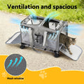 i.Pet Pet Carrier Trolley with Swivel Wheels - Grey 50kg