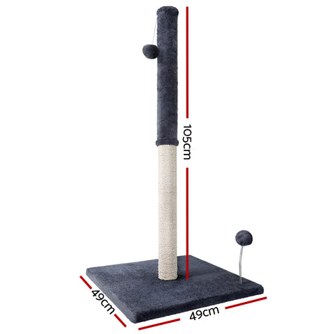i.Pet Cat Tree 49cm Small Scratching Post with Plush Cover & Activity Balls - SuperSaverAU - view 2