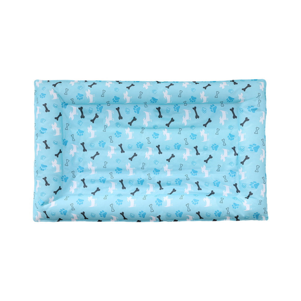 i.Pet Pet Cooling Mat 70cm x 110cm Self-Cooling Gel Waterproof Blue