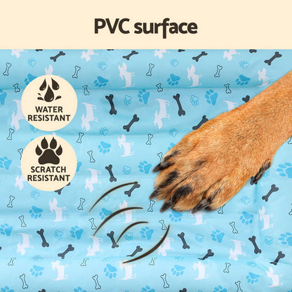 i.Pet Pet Cooling Mat 70cm x 110cm Self-Cooling Gel Waterproof Blue