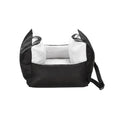 i.Pet Waterproof Dog Car Seat Booster Bed - Black Grey