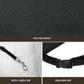 i.Pet Waterproof Dog Car Seat Booster Bed - Black Grey