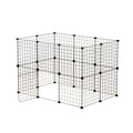 i.Pet Black Foldable 20 Panel Pet Playpen Enclosure