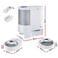 i.Pet 2-in-1 Automatic Pet Feeder & Water Dispenser - 4L