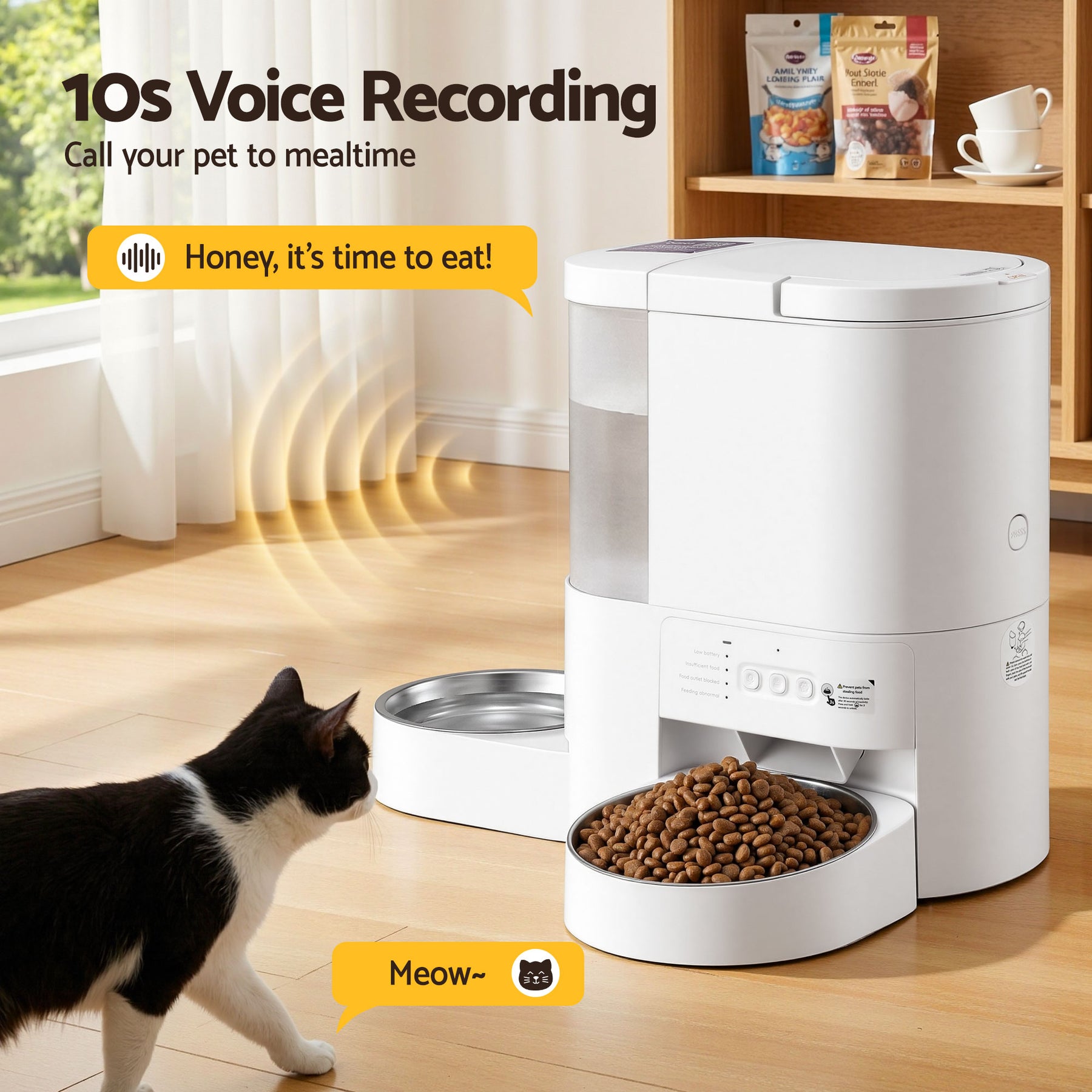 i.Pet 2-in-1 Automatic Pet Feeder & Water Dispenser - 4L