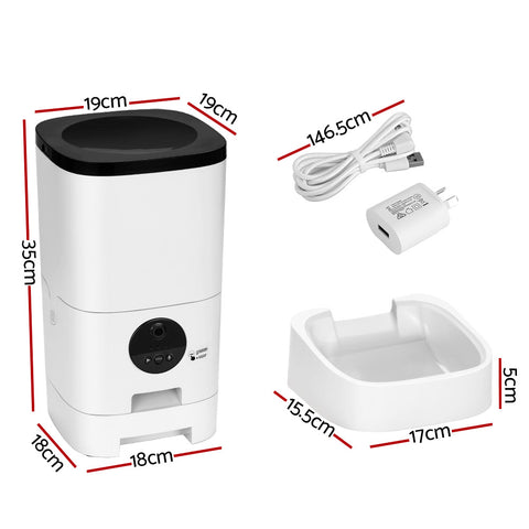 i.Pet Automatic Smart Pet Feeder 6L with HD Camera, WiFi Control, Timer - SuperSaverAU - view 2