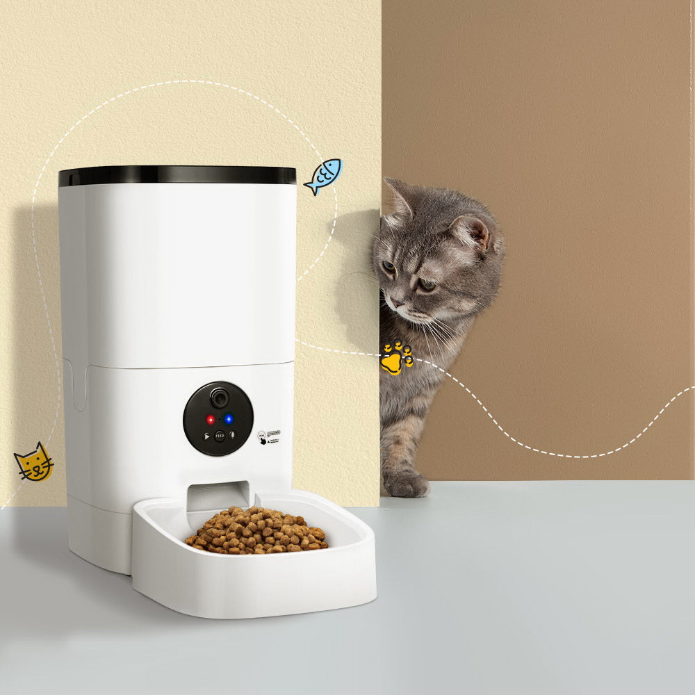i.Pet Automatic Smart Pet Feeder 6L with HD Camera, WiFi Control, Timer - SuperSaverAU - view 8