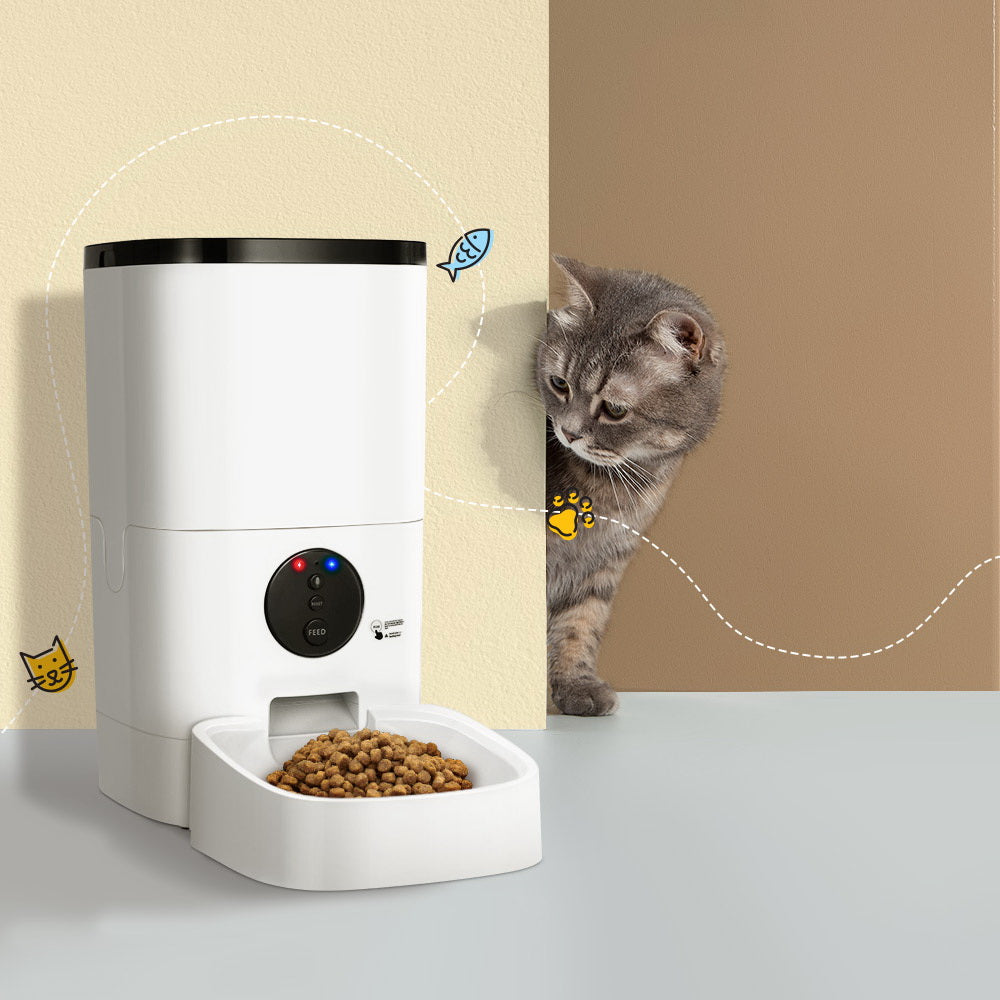 i.Pet Automatic Pet Feeder 6L WiFi Smart Food Dispenser for Dogs & Cats