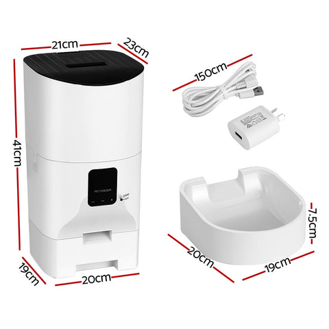 i.Pet Automatic Pet Feeder 9L WiFi Smart Food Dispenser with Voice Recording - SuperSaverAU - view 2