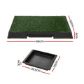 i.Pet Pet Training Tray 64cm x 52cm with 2 Grass Mats, Odorless, Easy Clean - SuperSaverAU - view 2