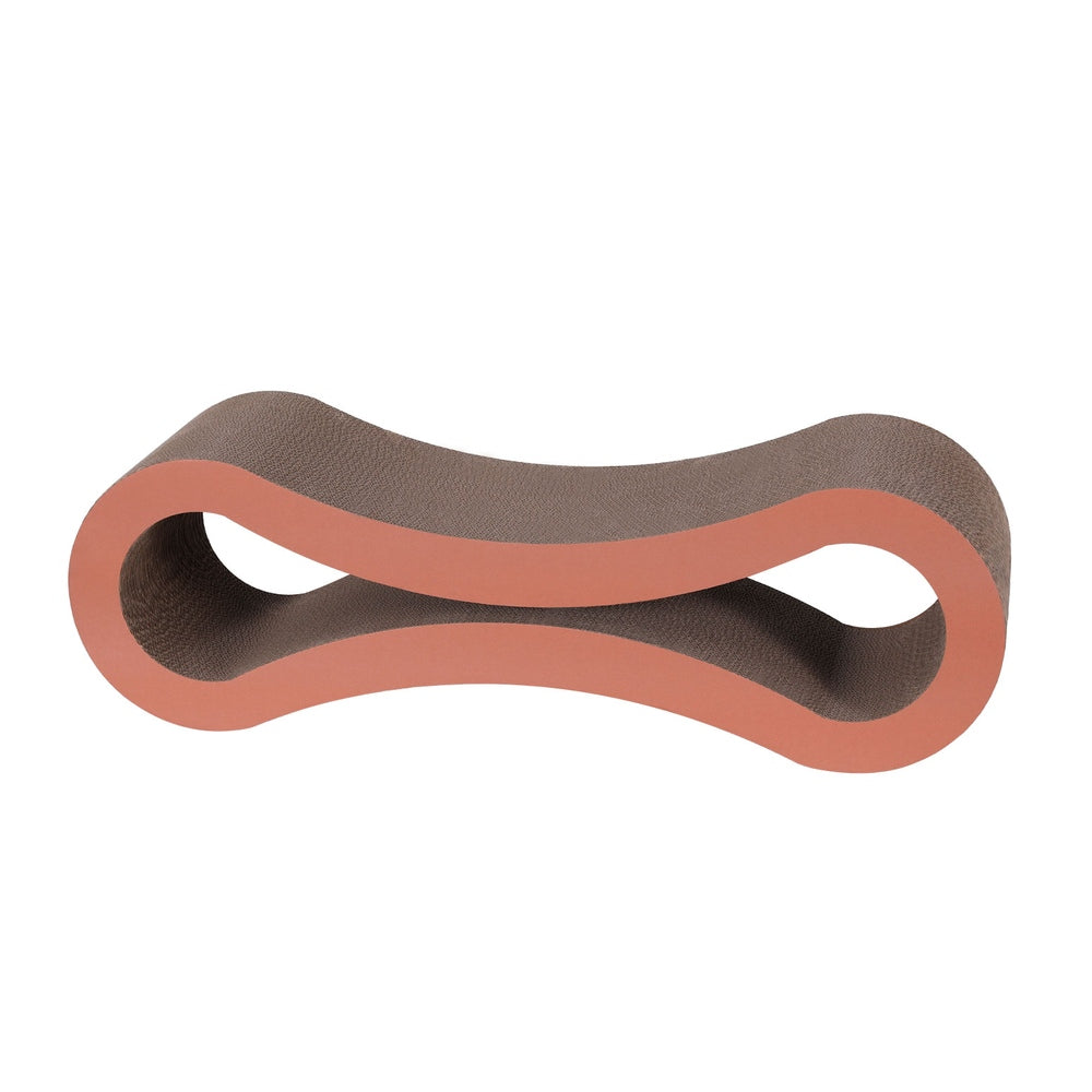 i.Pet Cat Scratching Board 86cm - Curved Cardboard with Catnip, Multi-Functional