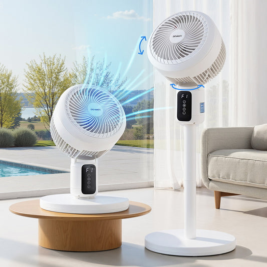 Devanti 80cm Pedestal Fan with Remote, Timer & 3 Speeds