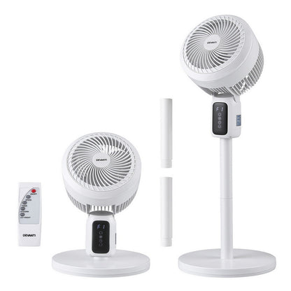 Devanti 80cm Pedestal Fan with Remote, Timer & 3 Speeds