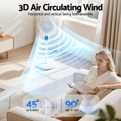 Devanti 80cm Pedestal Fan with Remote, Timer & 3 Speeds