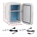 Glacio 13L Portable Mini Fridge - White Electric Cooler and Warmer - SuperSaverAU - view 2