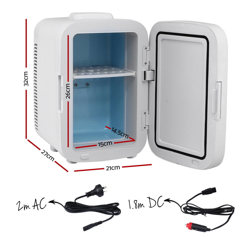 Glacio 13L Portable Mini Fridge - White Electric Cooler and Warmer - SuperSaverAU - view 2