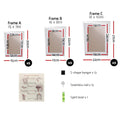Artiss 11PCS Photo Frame Set 5x7" 6x8" 8x10" White, Durable Polymer, Hanging Accessories - SuperSaverAU - view 2
