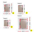 Artiss 26PCS Photo Frame Set, 8x10" 5x7" 4x6" 3.5x5", White, Durable Polymer - SuperSaverAU - view 2