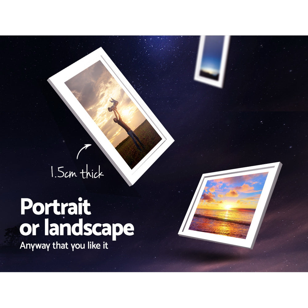 Artiss 26PCS Photo Frame Set, 8x10" 5x7" 4x6" 3.5x5", White, Durable Polymer - SuperSaverAU - view 3