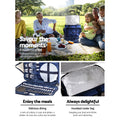 Alfresco 6-Person Picnic Trolley Bag with Insulated Cooler and Wheels - SuperSaverAU - view 2