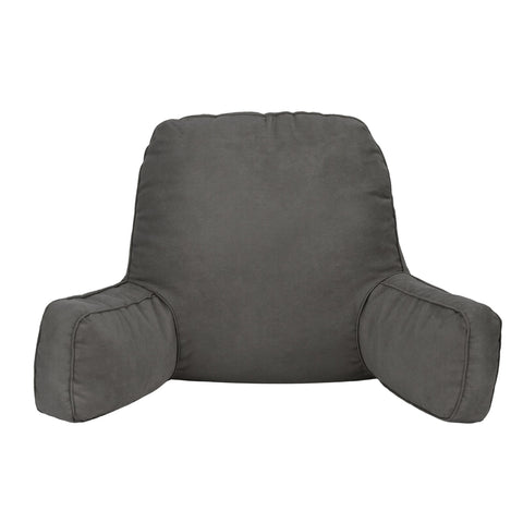 Giselle Bedding Reading Pillow – Grey with Lumbar Support