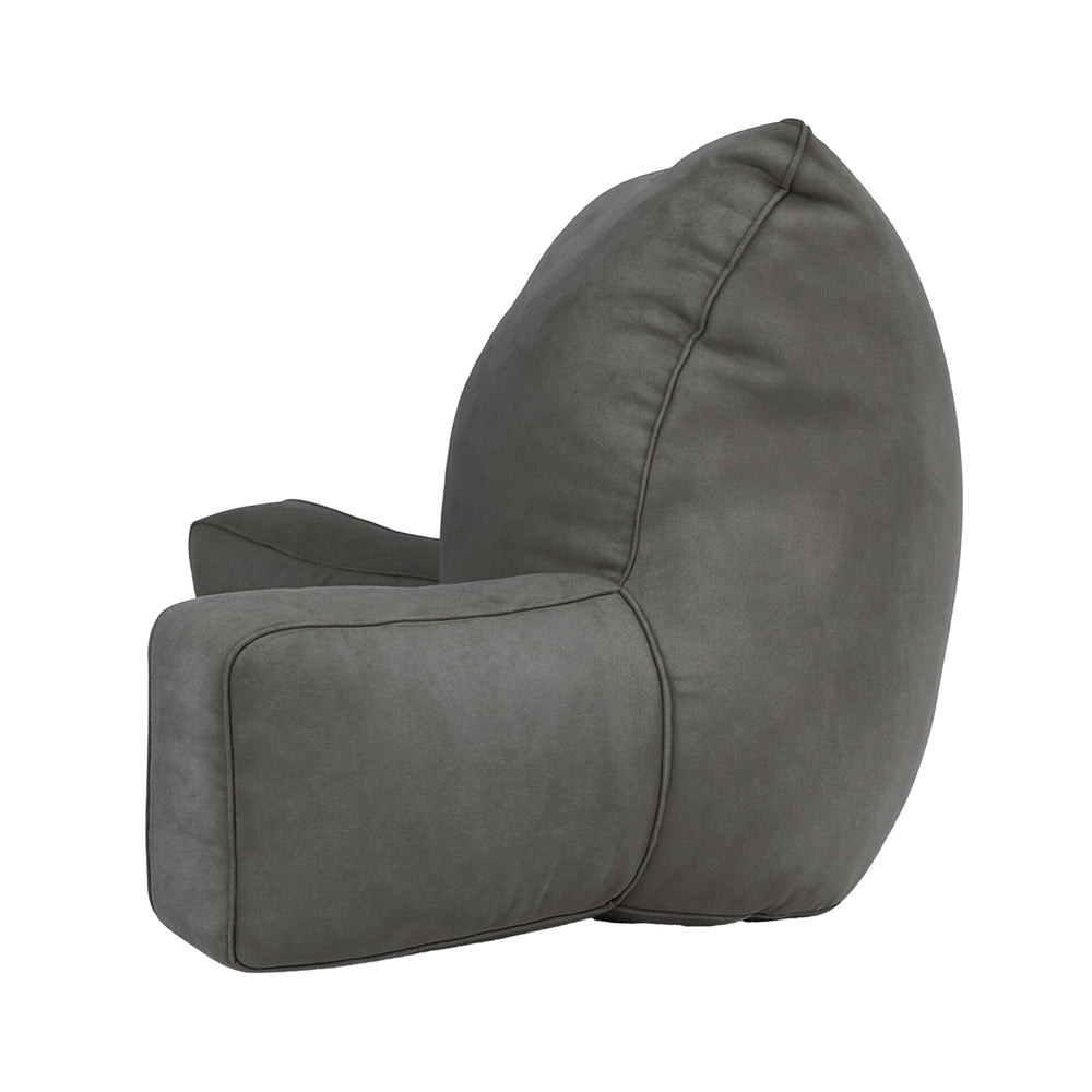 Giselle Bedding Reading Pillow – Grey with Lumbar Support