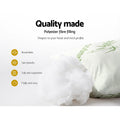 Giselle Bedding 4 Pack Bamboo Pillows - Firm & Medium for Side/Back Sleepers - SuperSaverAU - view 4