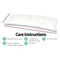Giselle Bedding Bamboo Body Pillow 120x36x24cm, Gel Memory Foam, Machine Washable - SuperSaverAU - view 2