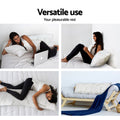 Giselle Bedding Bamboo Body Pillow 120x36x24cm, Gel Memory Foam, Machine Washable - SuperSaverAU - view 4