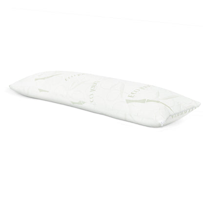 Giselle Bedding Bamboo Body Pillow 120x36x24cm, Gel Memory Foam, Machine Washable