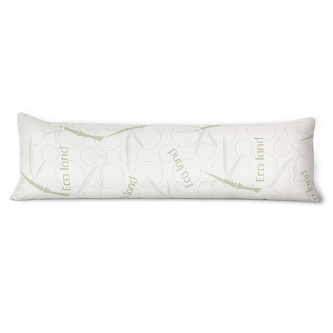 Giselle Bedding Bamboo Body Pillow 120x36x24cm, Gel Memory Foam, Machine Washable - SuperSaverAU - view 1