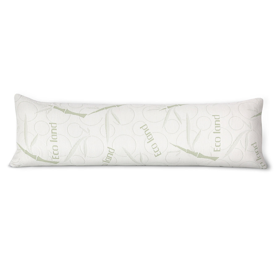 Giselle Bedding Bamboo Body Pillow 120x36x24cm, Gel Memory Foam, Machine Washable - SuperSaverAU - view 1