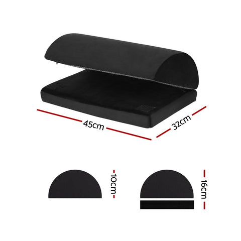Giselle Bedding Memory Foam Footrest Cushion 45cm x 32cm x 16cm Adjustable Height - SuperSaverAU - view 1