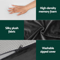 Giselle Bedding Memory Foam Footrest Cushion - Black