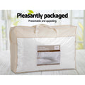 Giselle Bedding Goose Feather & Down Pillow Twin Pack 75cm x 50cm Hypo-Allergenic - SuperSaverAU - view 6