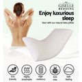 Giselle Bedding Natural Latex Pillow Set of 2 - Eco-Friendly, Breathable, Washable - SuperSaverAU - view 3
