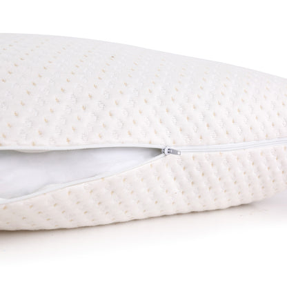 Giselle Bedding Memory Foam Pillow Twin Pack, Bamboo Cover, Hypoallergenic, 73cm x 48cm
