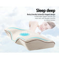 Giselle Bedding Memory Foam Pillow 60cm x 35cm, Butterfly Design, Washable Cover - SuperSaverAU - view 3