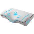 Giselle Bedding Memory Foam Pillow 60cm x 35cm, Butterfly Design, Washable Cover - SuperSaverAU - view 6
