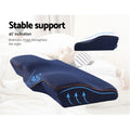 Giselle Bedding Memory Foam Pillow 60cm x 35cm, Butterfly Design, Washable Cover - SuperSaverAU - view 3