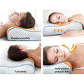 Giselle Bedding Memory Foam Pillow 60x40cm Cool Gel Ice Silk Cover - SuperSaverAU - view 6