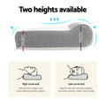 Giselle Bedding Memory Foam Pillow 58cm x 39cm - Ergonomic Neck Support, Washable Cover - SuperSaverAU - view 6